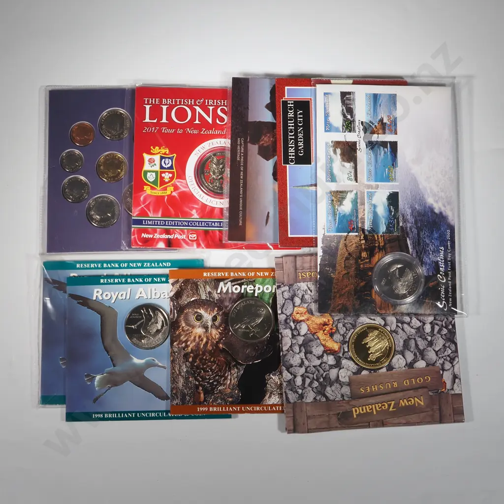 9 New Zealand UNC Coins & Coin Sets  Image 1++