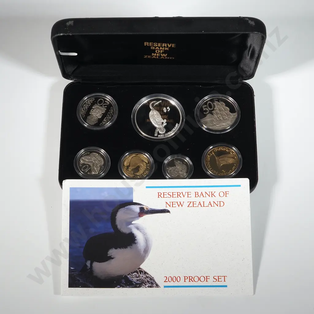 2000 Pied Cormorant Proof Silver Coin Set  Image 1++