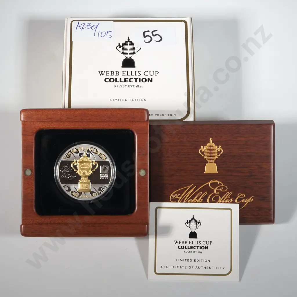 2011 Rugby World Cup 1 Ounce Silver Coin  Image 1++