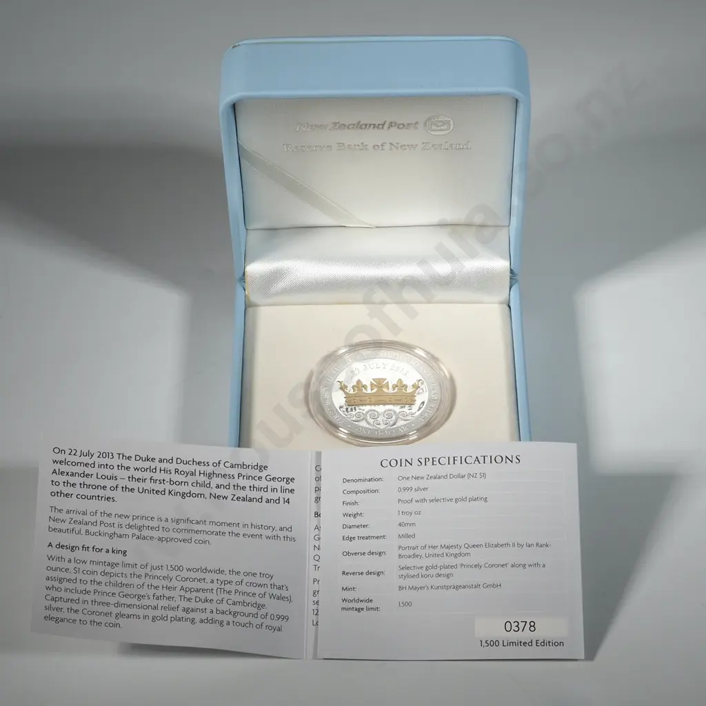 2013 Royal Baby 1 Ounce Silver Coin Image 1++