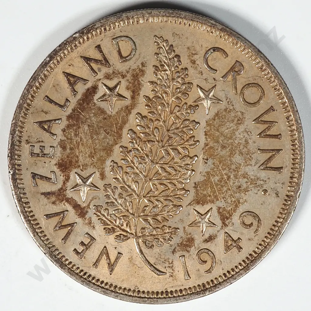 1949 New Zealand Crown  Image 1++