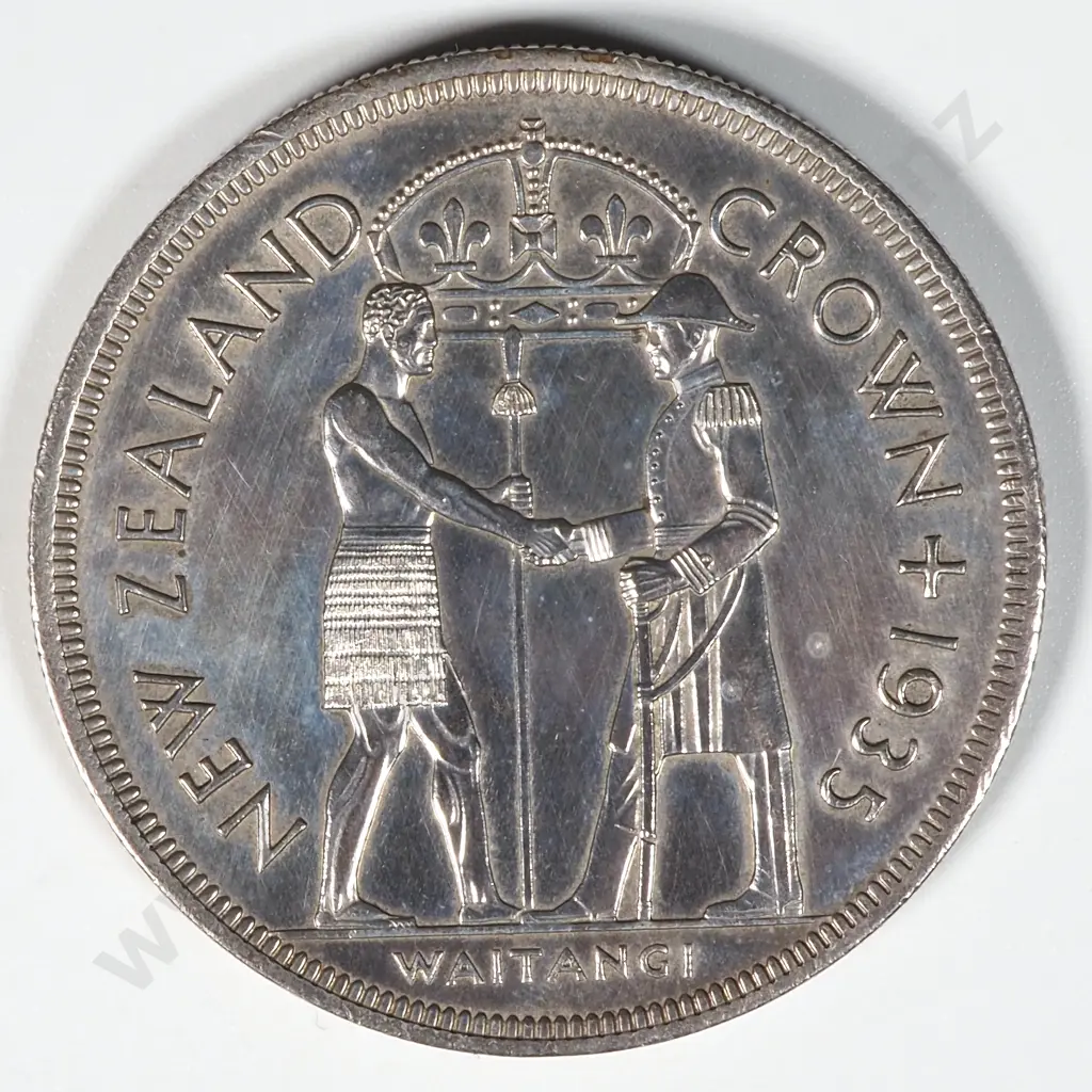 1935 New Zealand Waitangi Crown  Image 1++