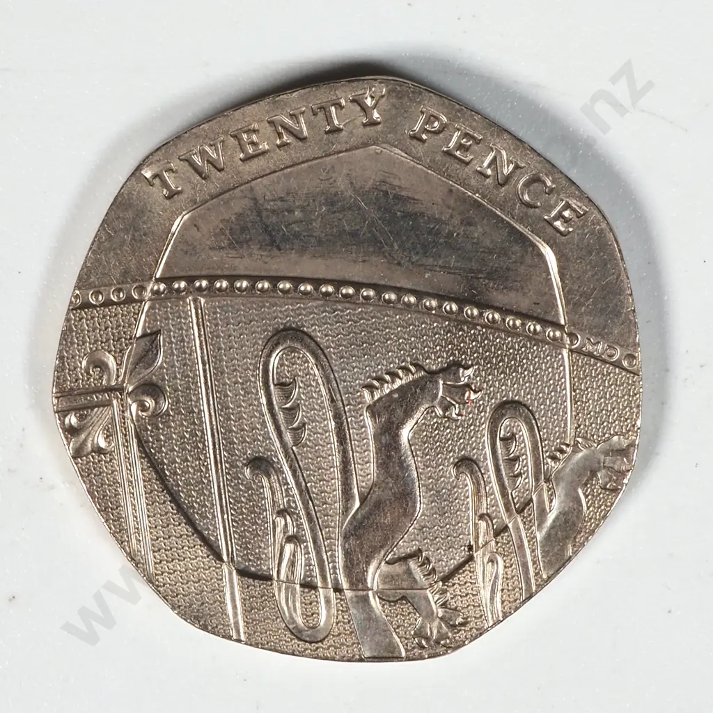 2009 United Kingdom 10 Pence Mule Error Coin  Image 1++