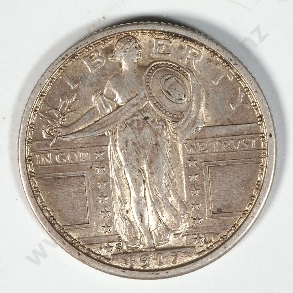 1917 S United States of America Quarter Image 1++