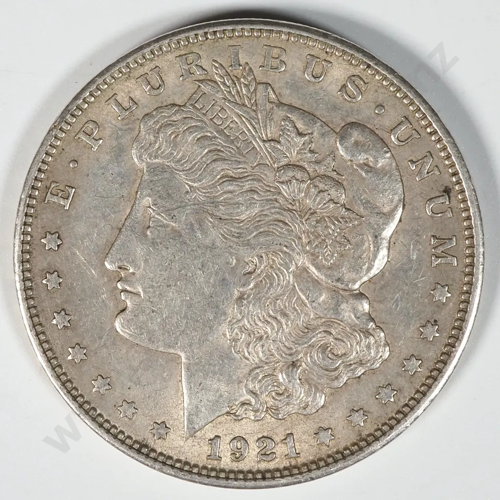 1921 United States of America Morgan Dollar  Image 1++