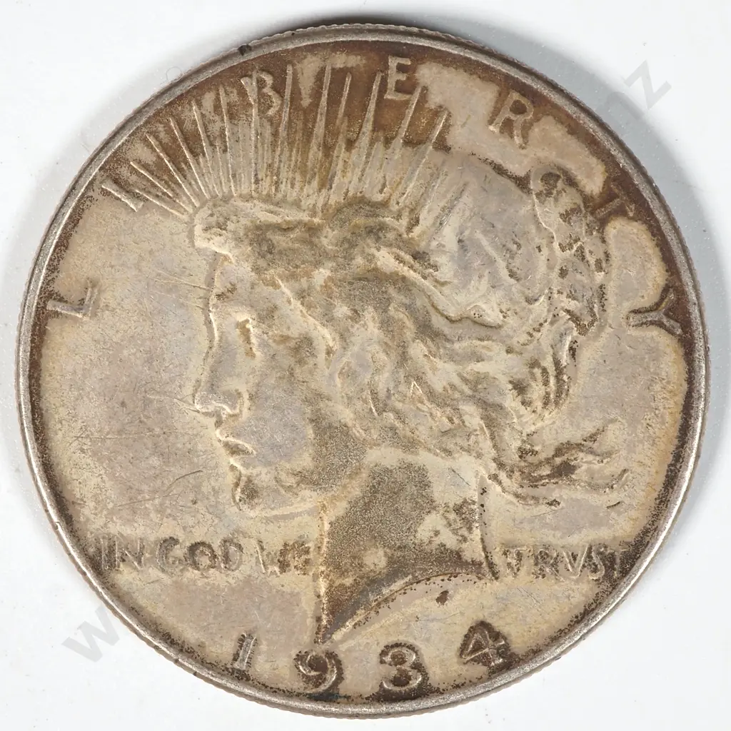 1934 United States of America Liberty Dollar Image 1++
