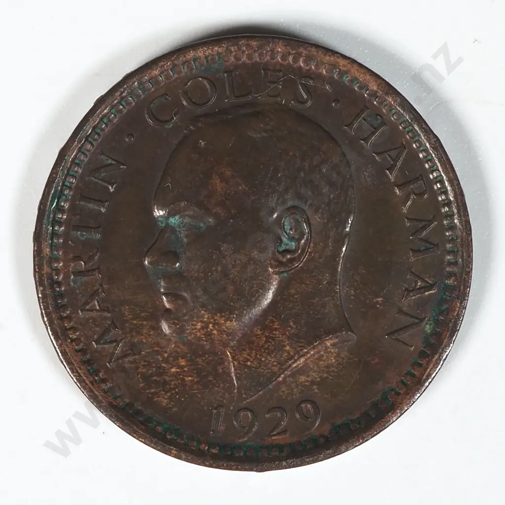 1929 United Kingdom / Lundy Half Puffin - Private Issue  Image 1++