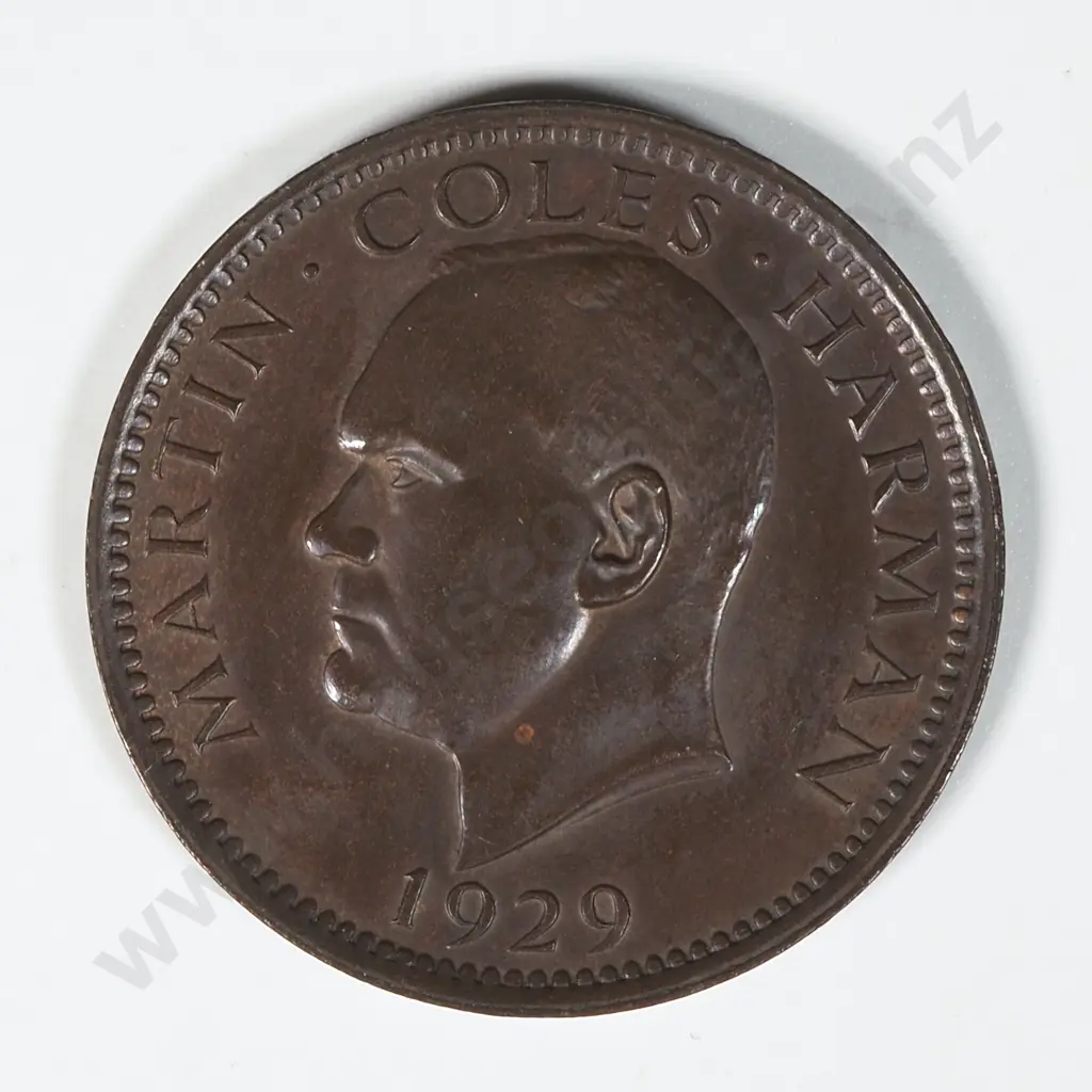 1929 Untied Kingdom / Lundy One Penny - Private Issue Image 1++