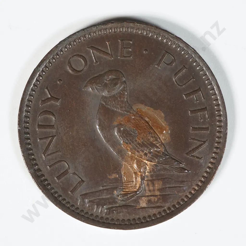 1929 Untied Kingdom / Lundy One Penny - Private Issue Image 1++
