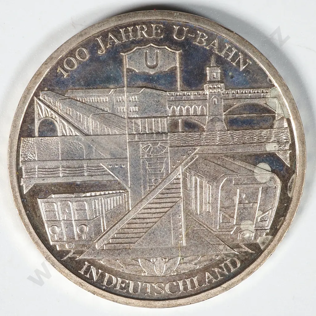 2002 German 10 Euro Coin - 18 Grams Sterling Silver  Image 1++