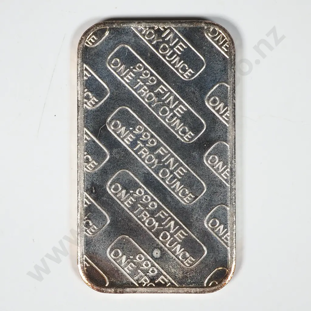 Silver Bullet One Ounce Silver Bar  Image 1++