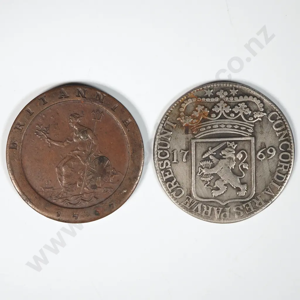 Two Van Riebeeck Coin "Replika" Image 1++