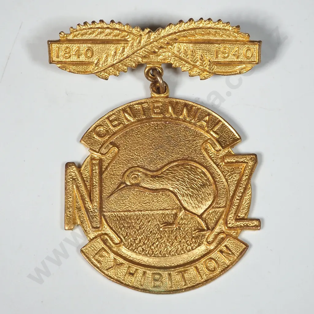 1940 Centennial Exhibition Gilt Medal  Image 1++