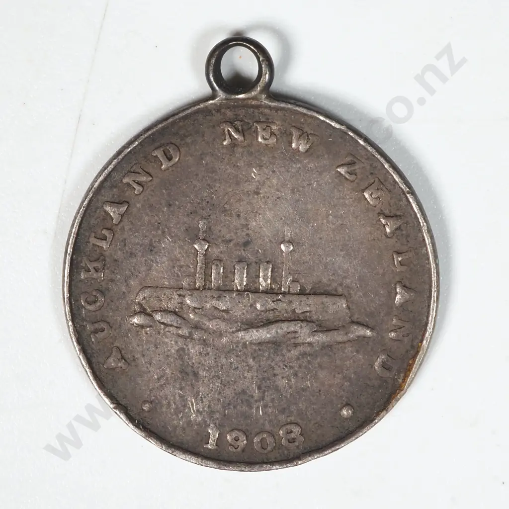 Sterling Silver 1908 Commemorate the Visit of the American Fleet  Image 1++