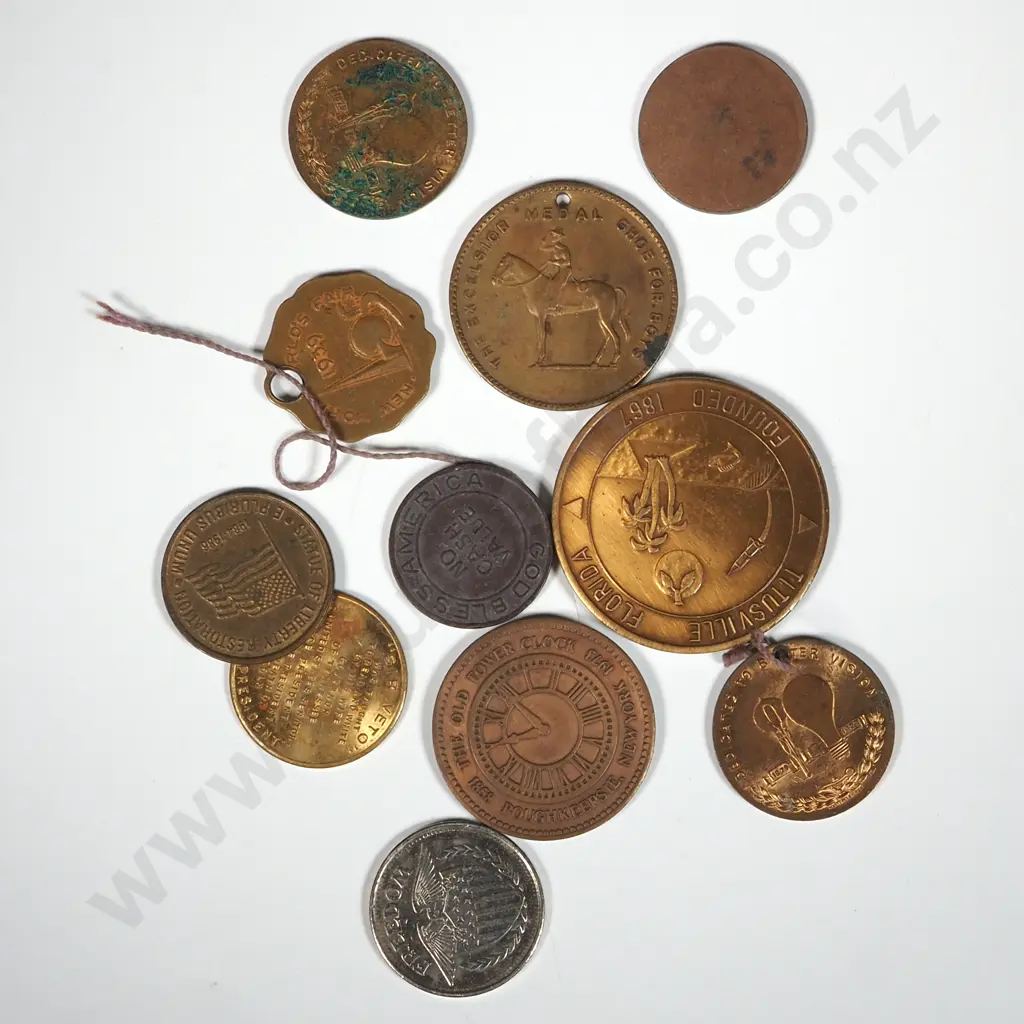 Assorted Vintage Tokens  Image 1++