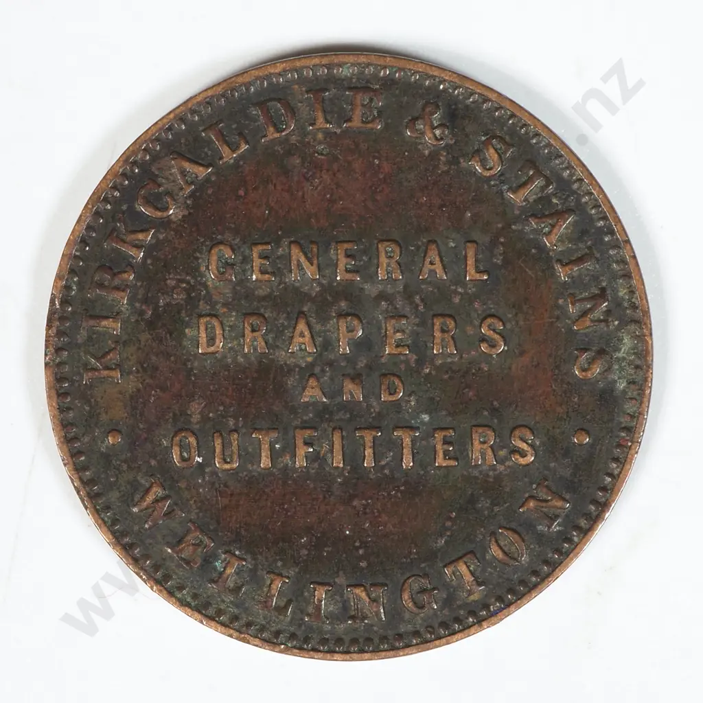 Kirkcaldie & Stains Wellington Half Penny Token  Image 1++
