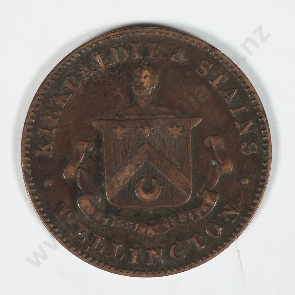 Kirkcaldie & Stains Wellington Half Penny Token  Image 1++