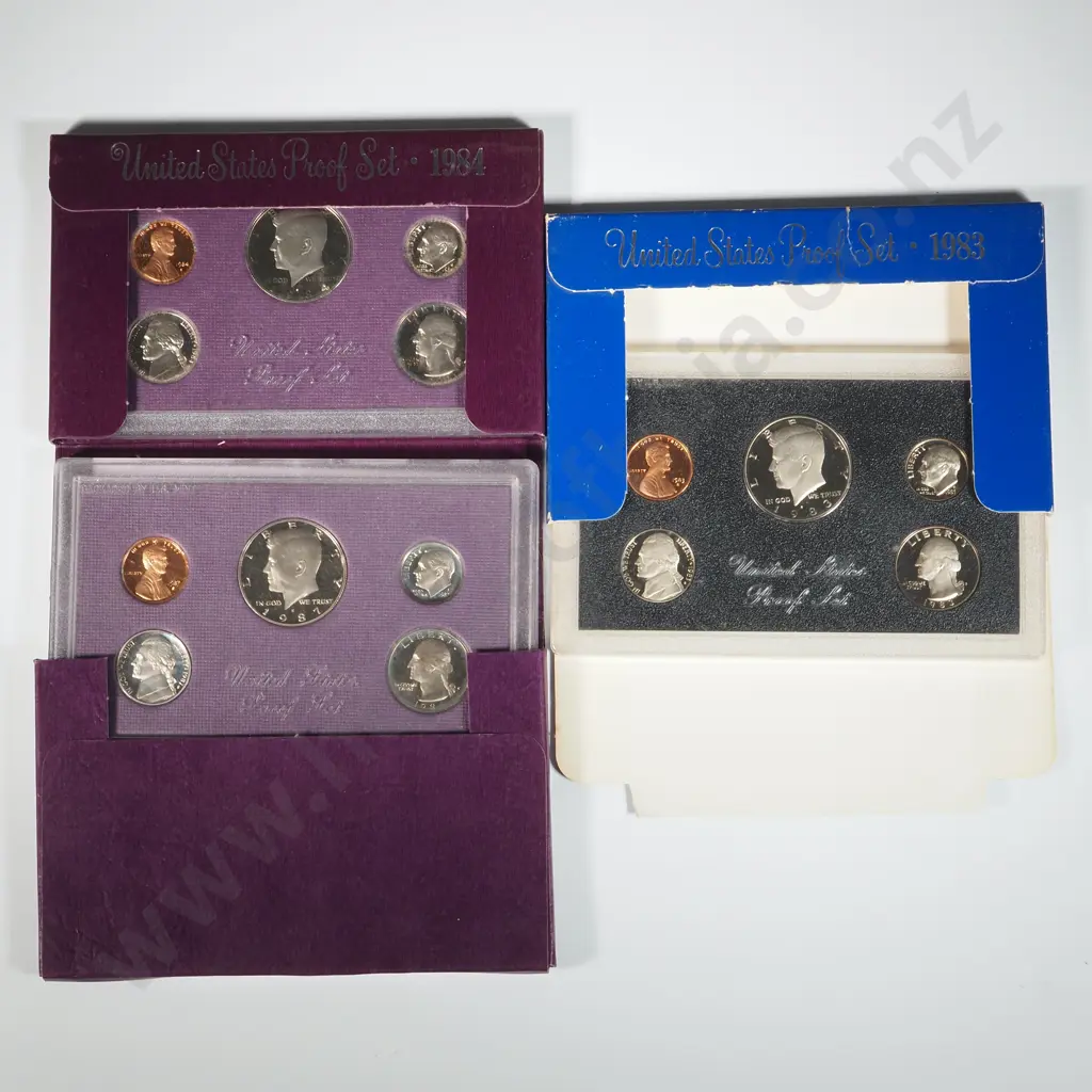 Three United States of America Proof Coin Sets  Image 1++