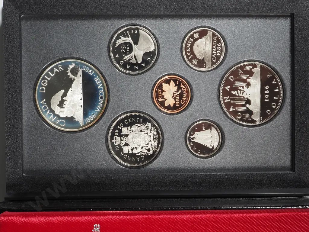 Bradford Mint Coin & Canada Proof Coin Set w Silver Dollar  Image 1++