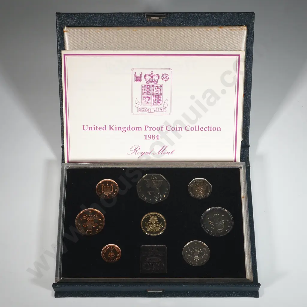 1984 United Kingdom Proof Coin Set  Image 1++