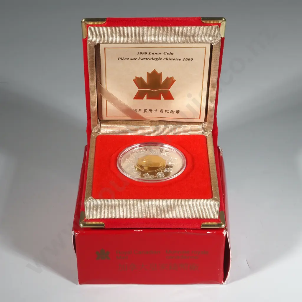 1999 Luna Silver Coin from Canada - 1 Troy Ounce ASW  Image 1++