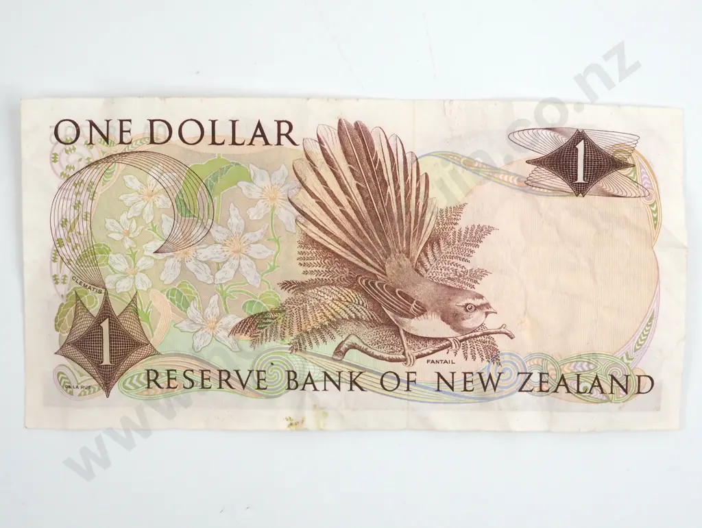New Zealand Fleming One Dollar Banknote  Image 1++