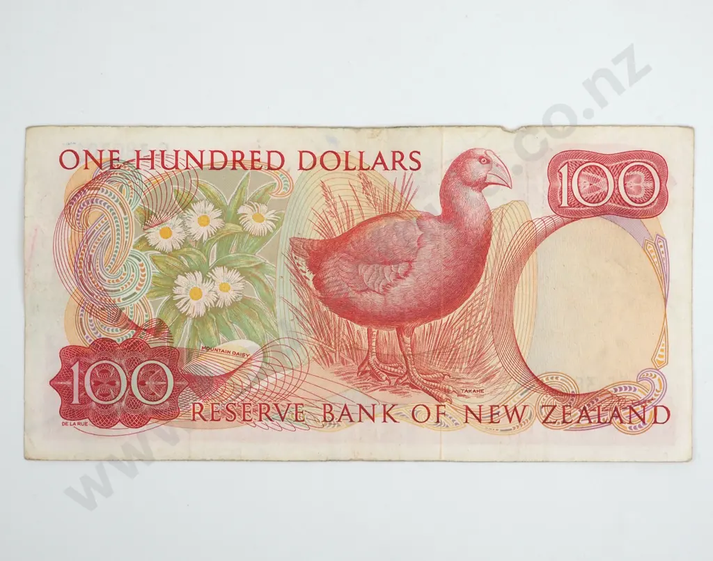 100 Dollar New Zealand Knight Banknote - G Prefix  Image 1++
