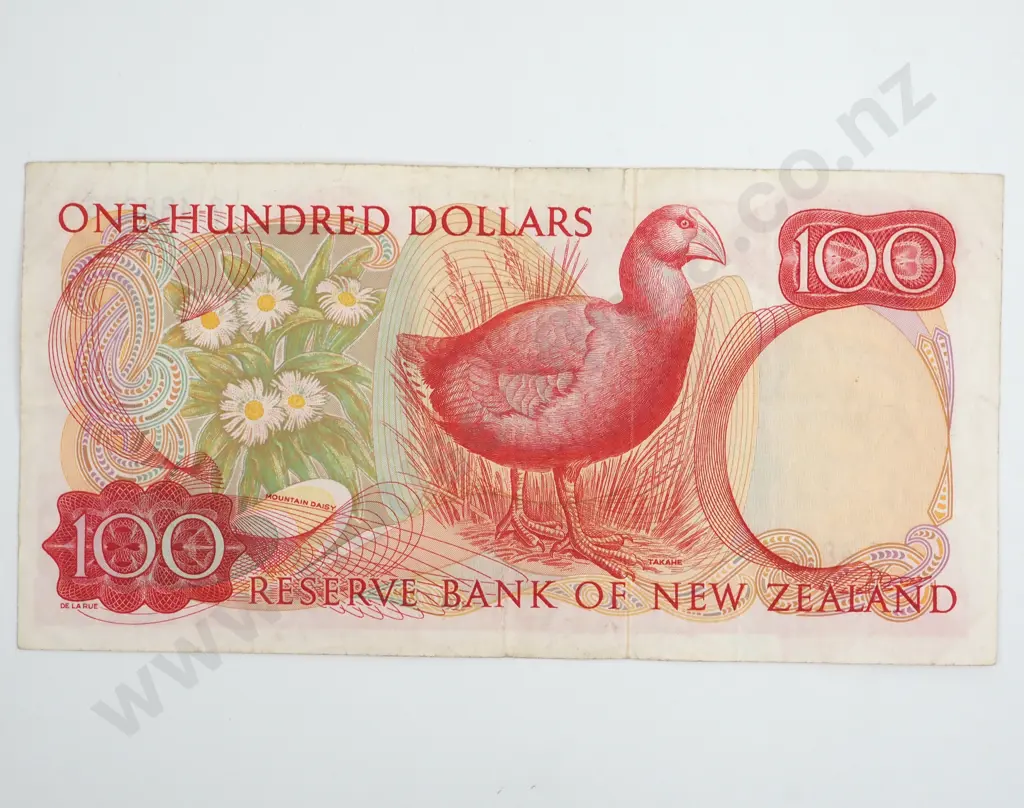 100 Dollar New Zealand Knight Banknote - G Prefix  Image 1++