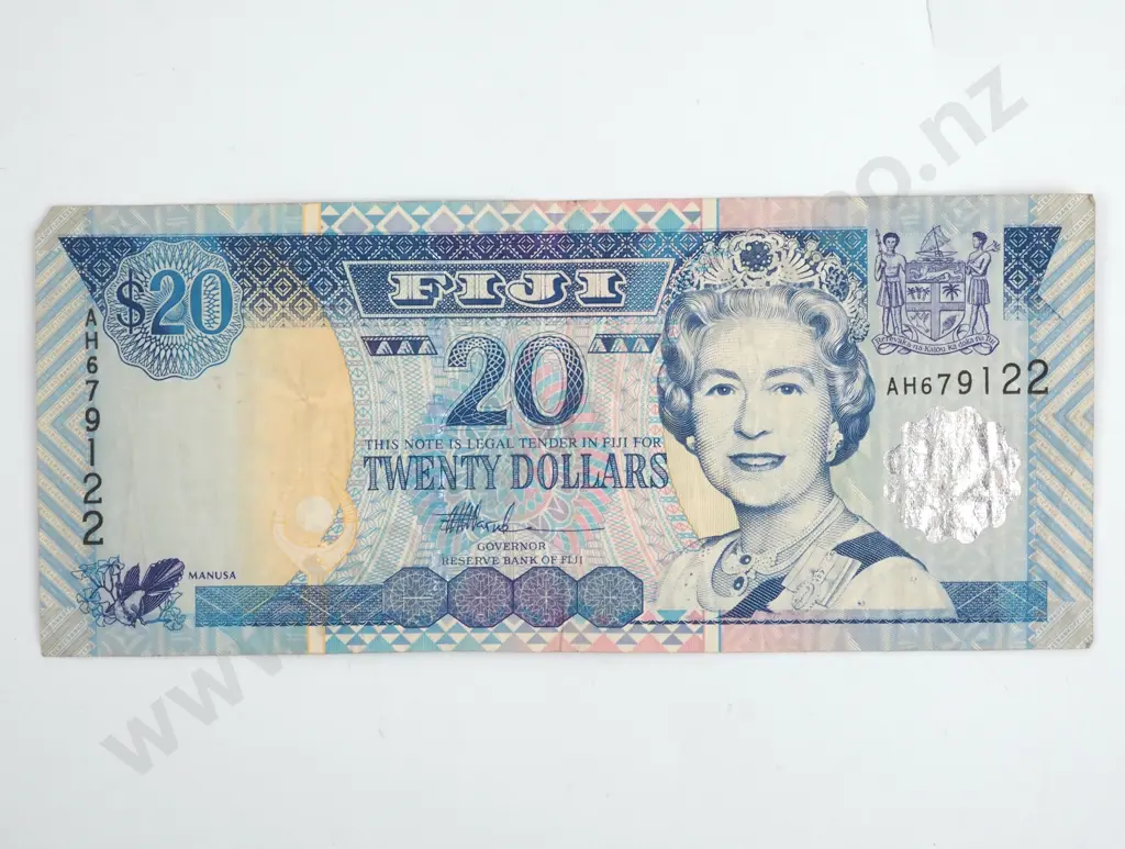 Fiji Twenty Dollar Banknote  Image 1++
