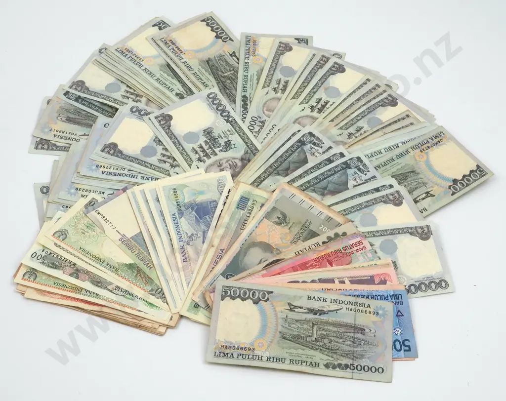 Approximately 6 Million Indonesian Rupiah - Some Older & Collectible Notes  Image 1++