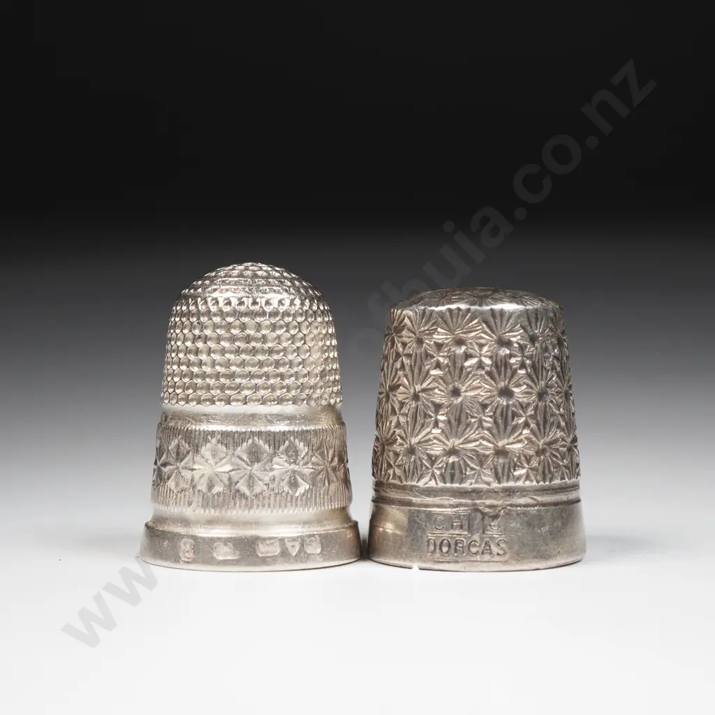 A Rare Sterling Silver Thimble - Dorcas C6 Image 1++