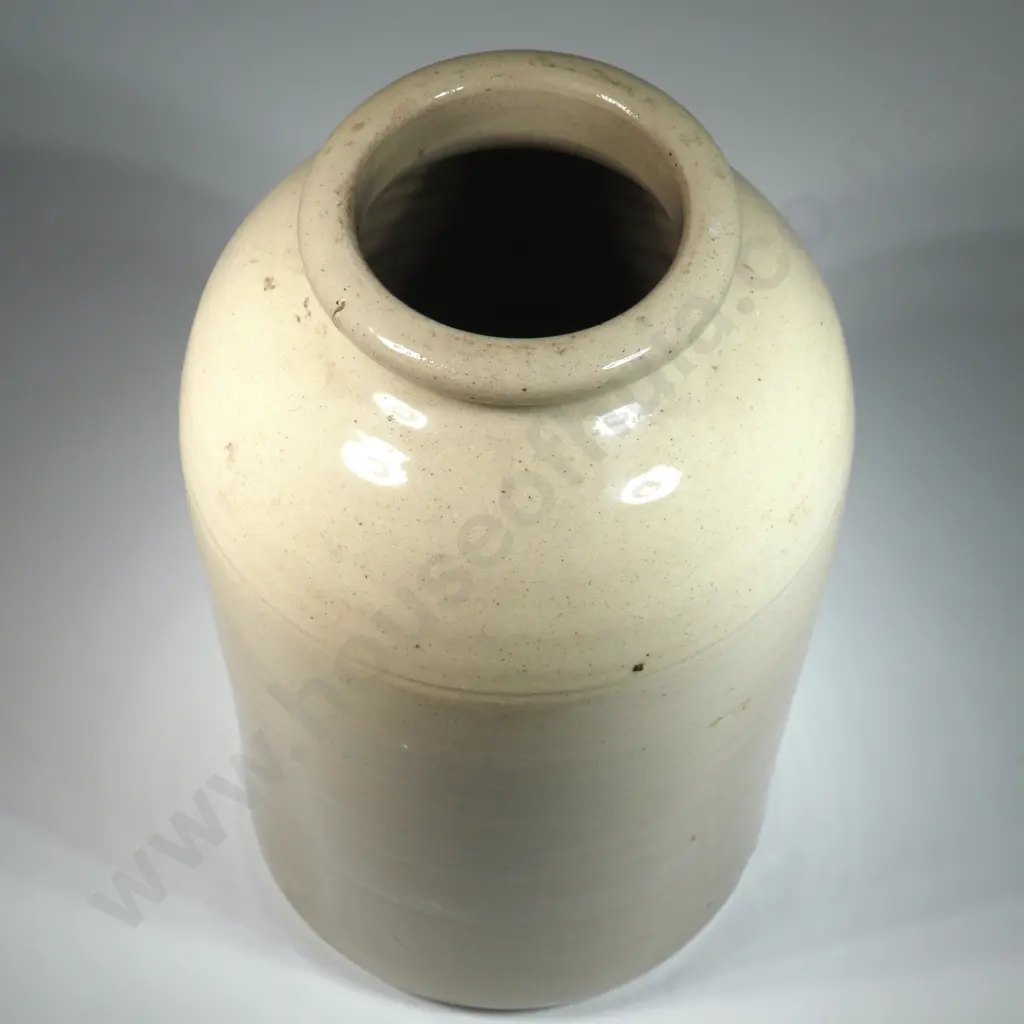 Cream Glazed Crock  Image 1++