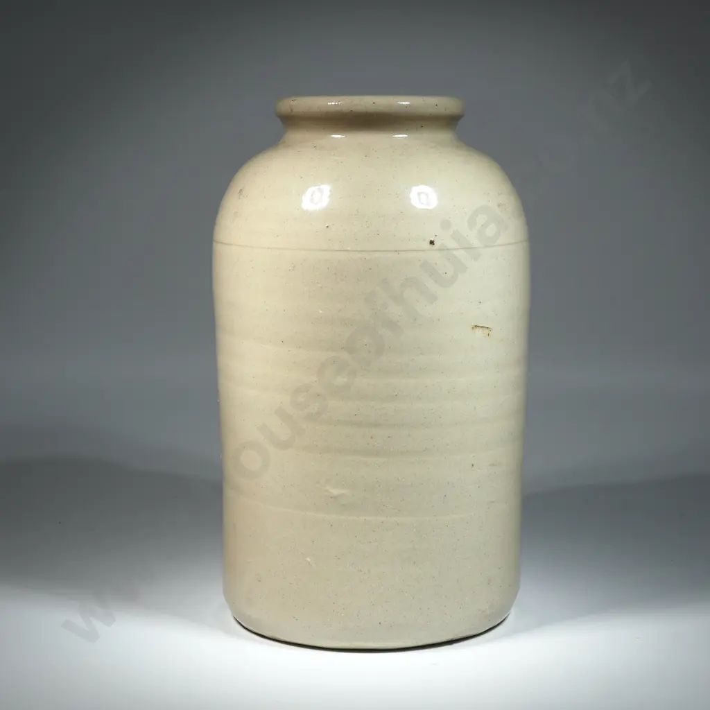 Cream Glazed Crock  Image 1++