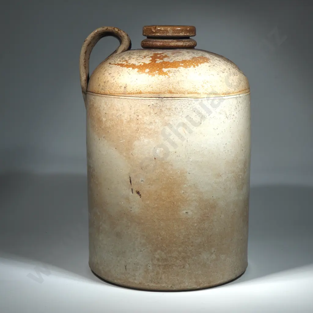 Antique Stoneware Demijohn Or Jug Manufactured By F.W Berk & Co. Ltd In London, England. Image 1++
