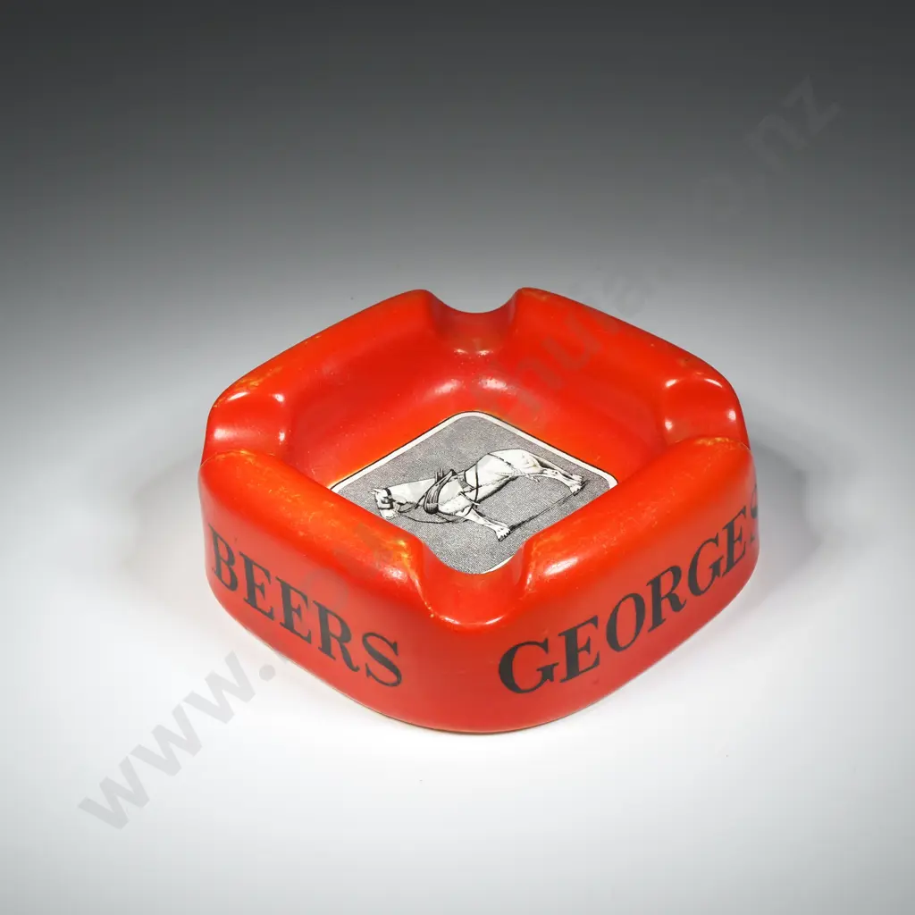 George's Beers Of Bristol Advertising Ashtray. Pountney & Co Ltd Image 1++