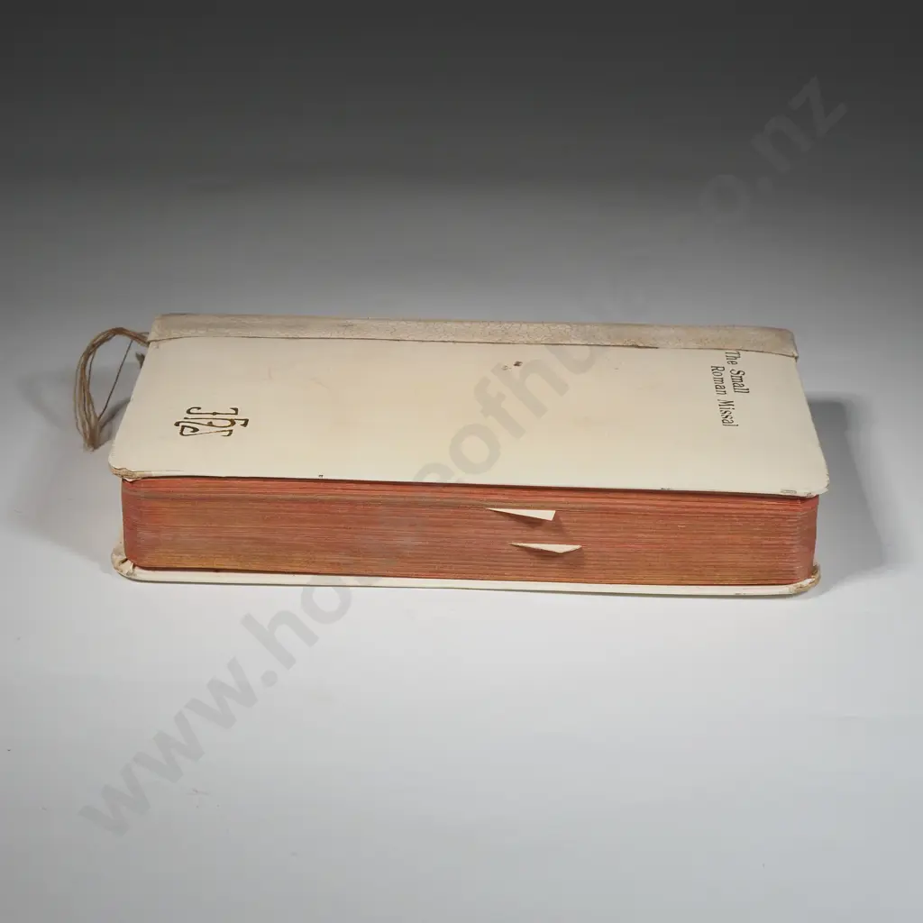 The Small Roman Missal w An Ivorex Cover. Initialled  Image 1++
