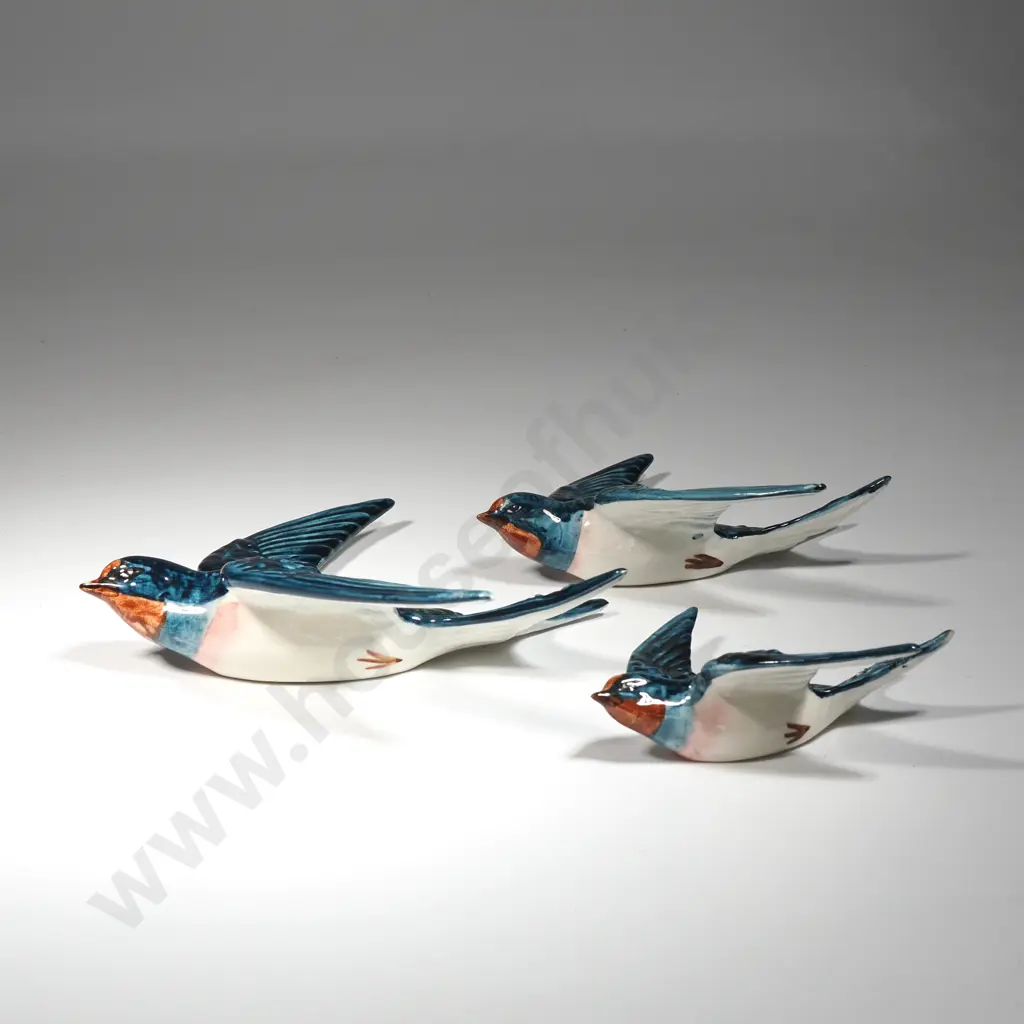Set of Three Beswick Flying Swallows Image 1++