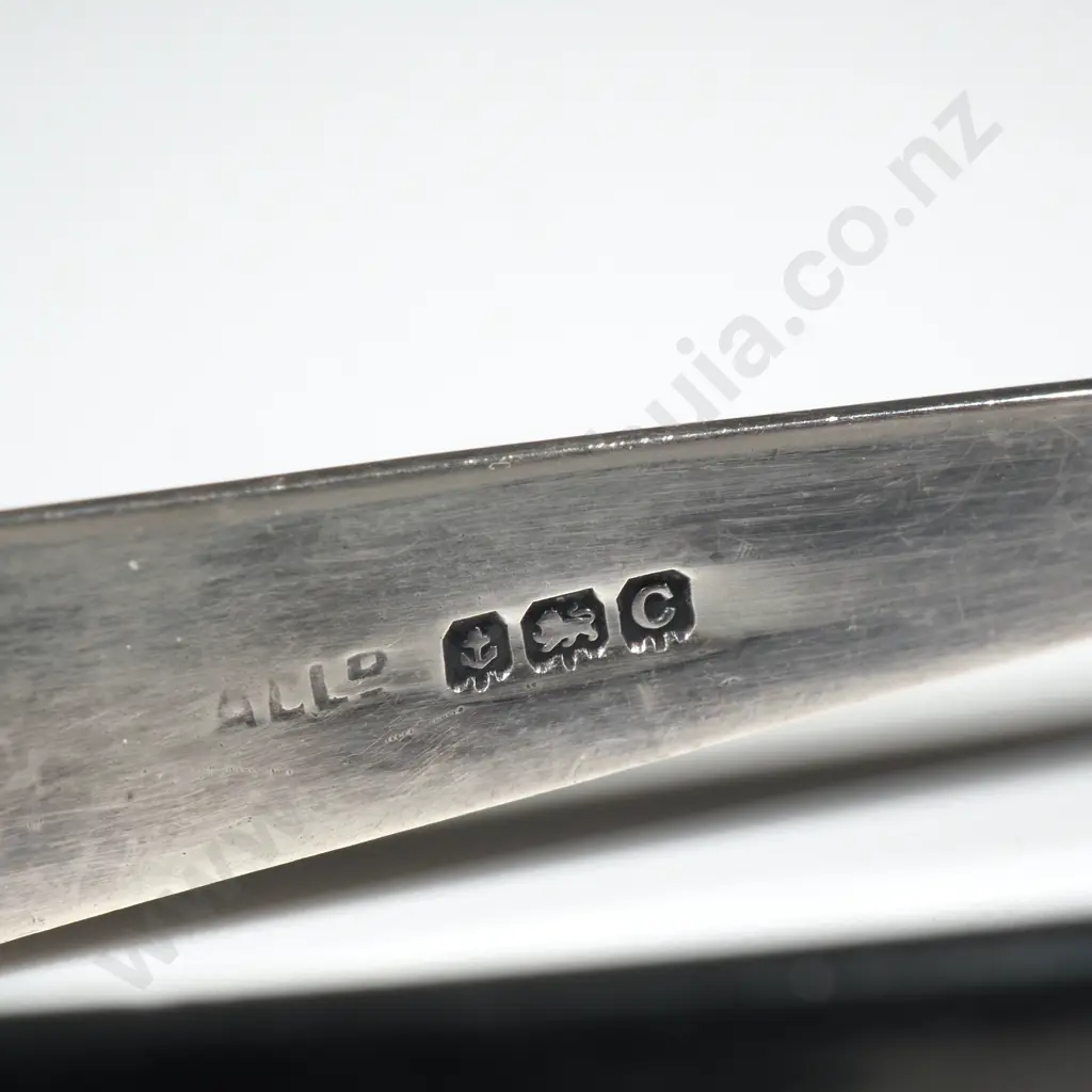 Isle Of Man Sterling Silver Tongs  Image 1++