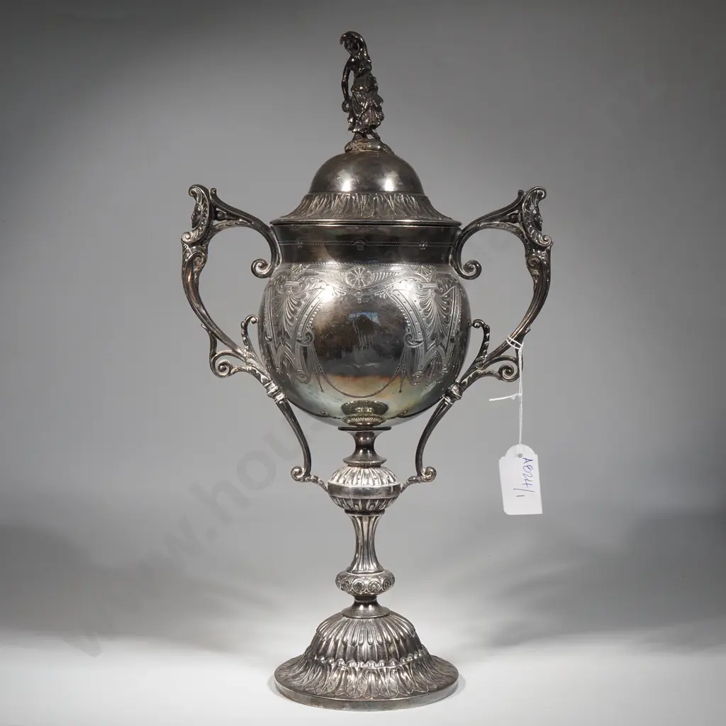Impressive Victorian S/P Trophy  Image 1++