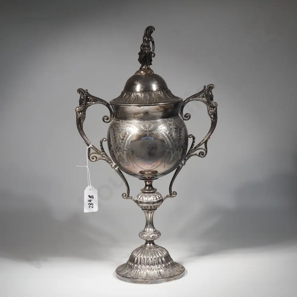 Impressive Victorian S/P Trophy  Image 1++