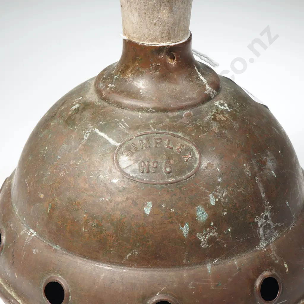 Vintage Simplex Copper Clothes Posser No 6: Image 1++