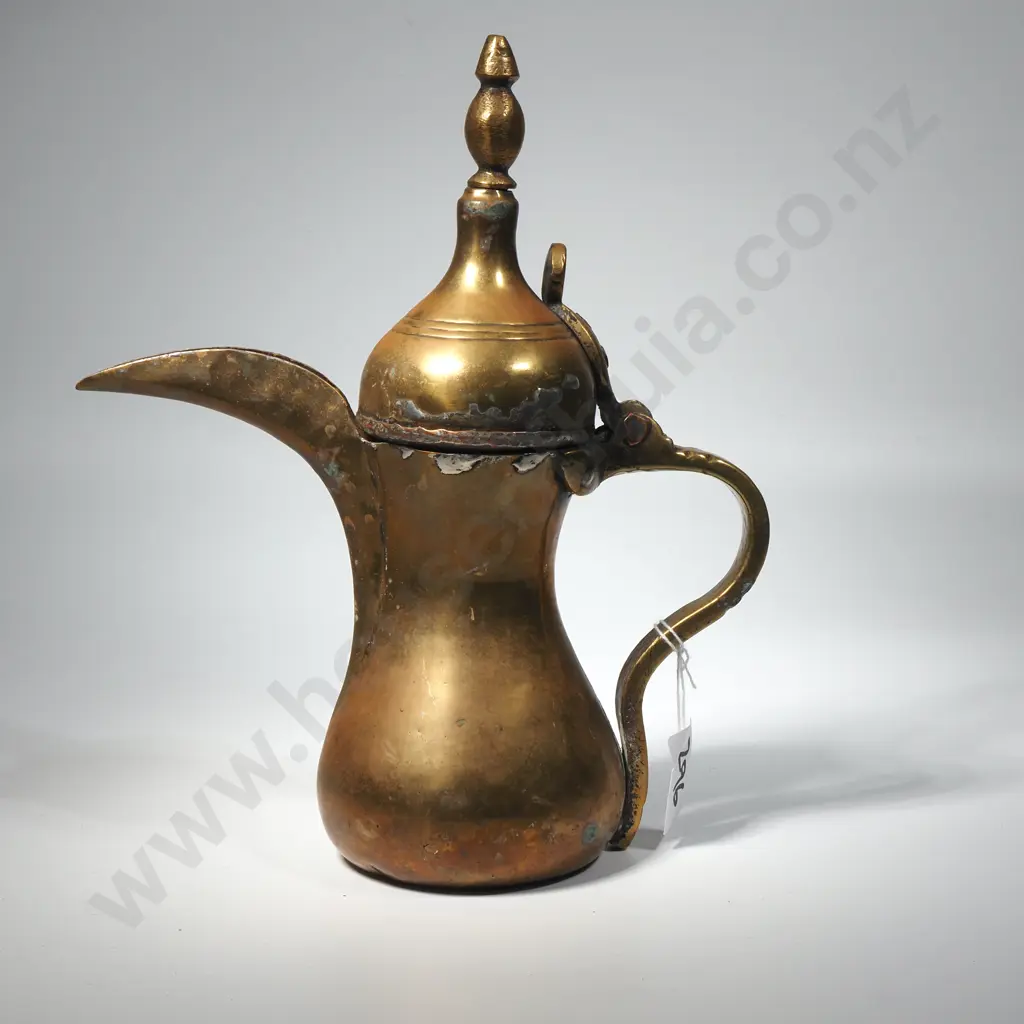 Vintage Turkish Dallah  Brass Coffee Pot Image 1++