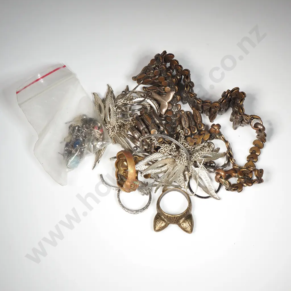 Assorted Lot of Costume Jewellery Mostly Rings Image 1++