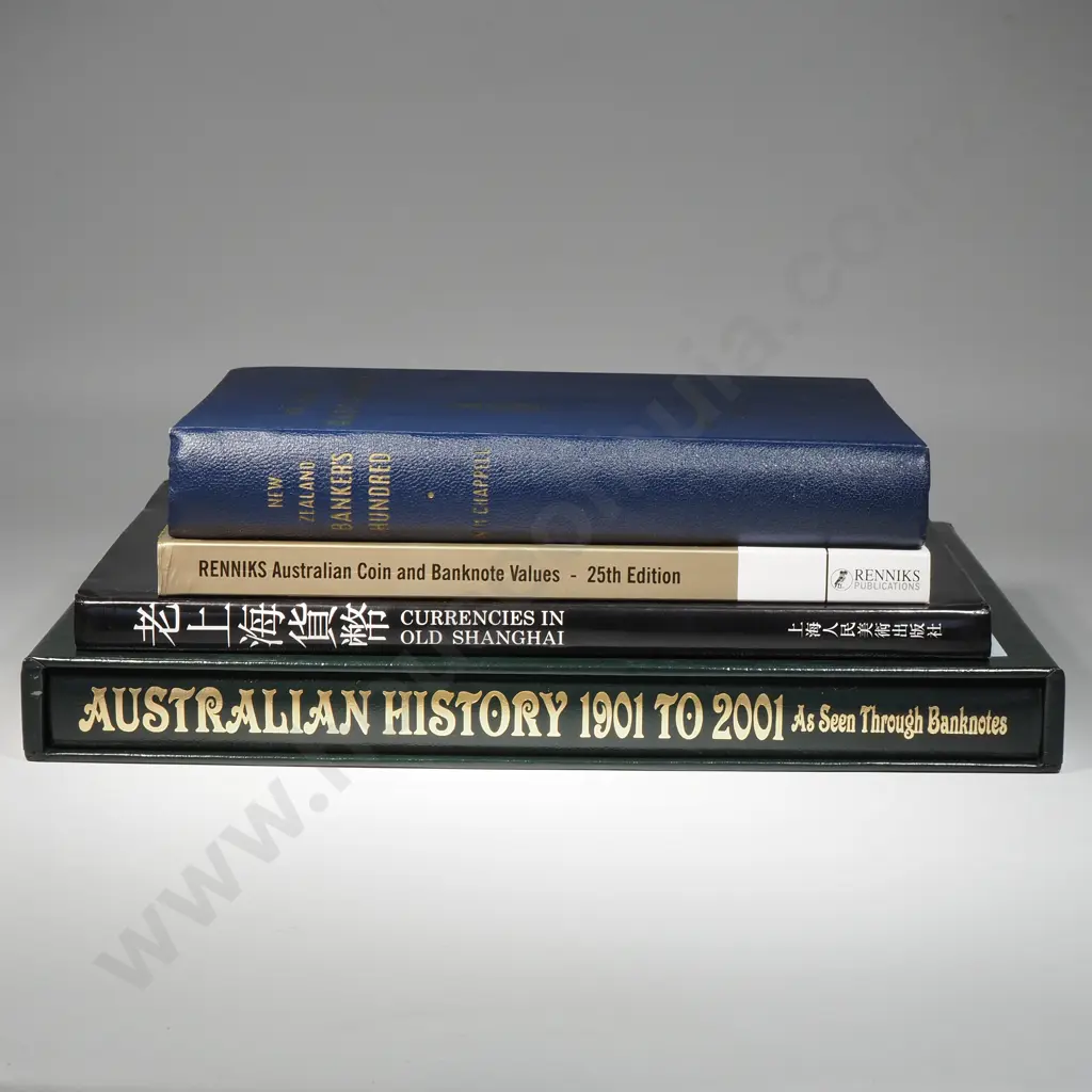 Four Books On Banknotes; Australian History 1901 to 2001 As Seen Through Banknotes Dauer Joanne Dauer, Edward & Pettiti Image 1++