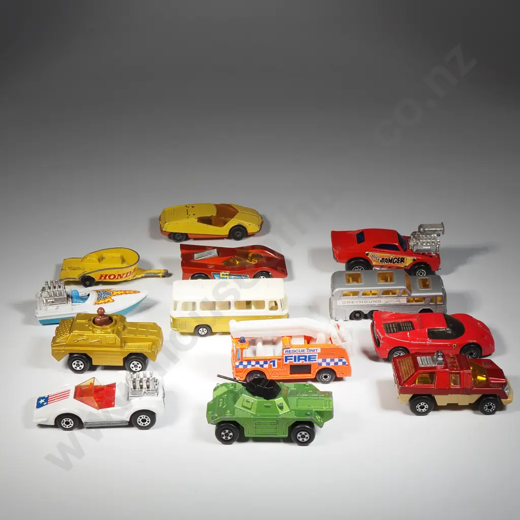 Twelve Mixed Matchbox Vehicles Image 1++