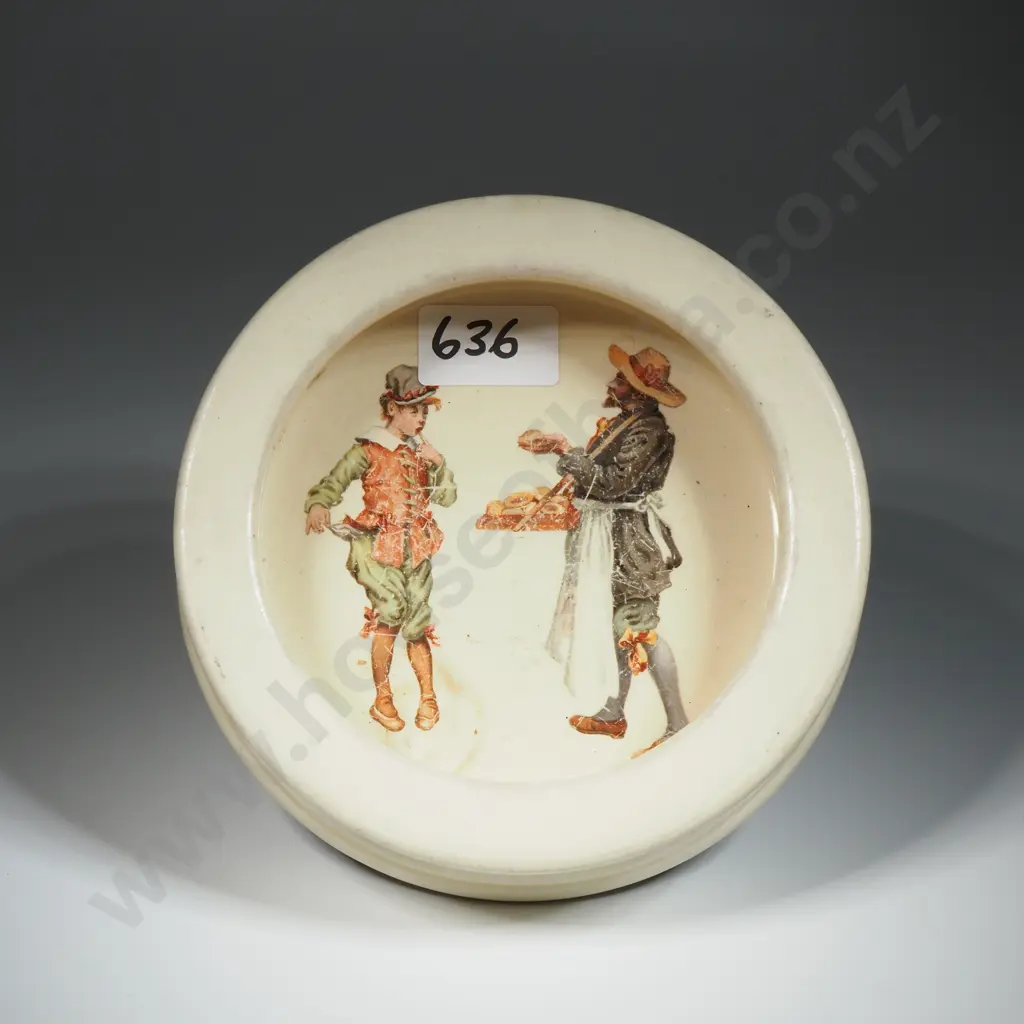 Royal Doulton Child's Porridge Plate Depicting Simple Simon Image 1++