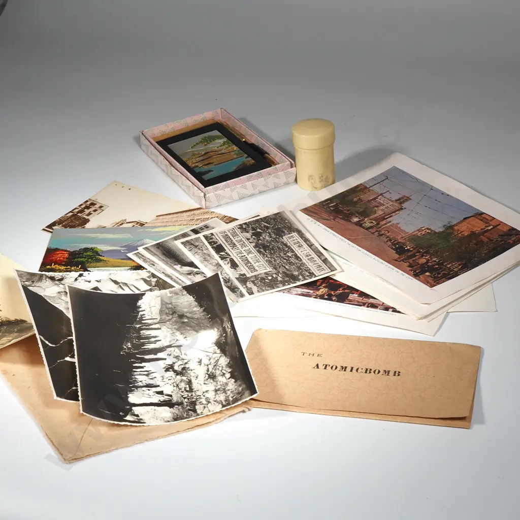 Vintage Japanese Photos Of Tokyo, Postcards & Notebook Image 1++