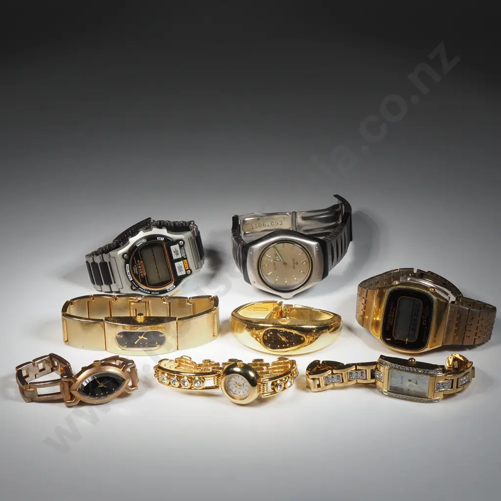 Collection Of Vintage Mens & Womens Watches Both Analogue & Digital Image 1++