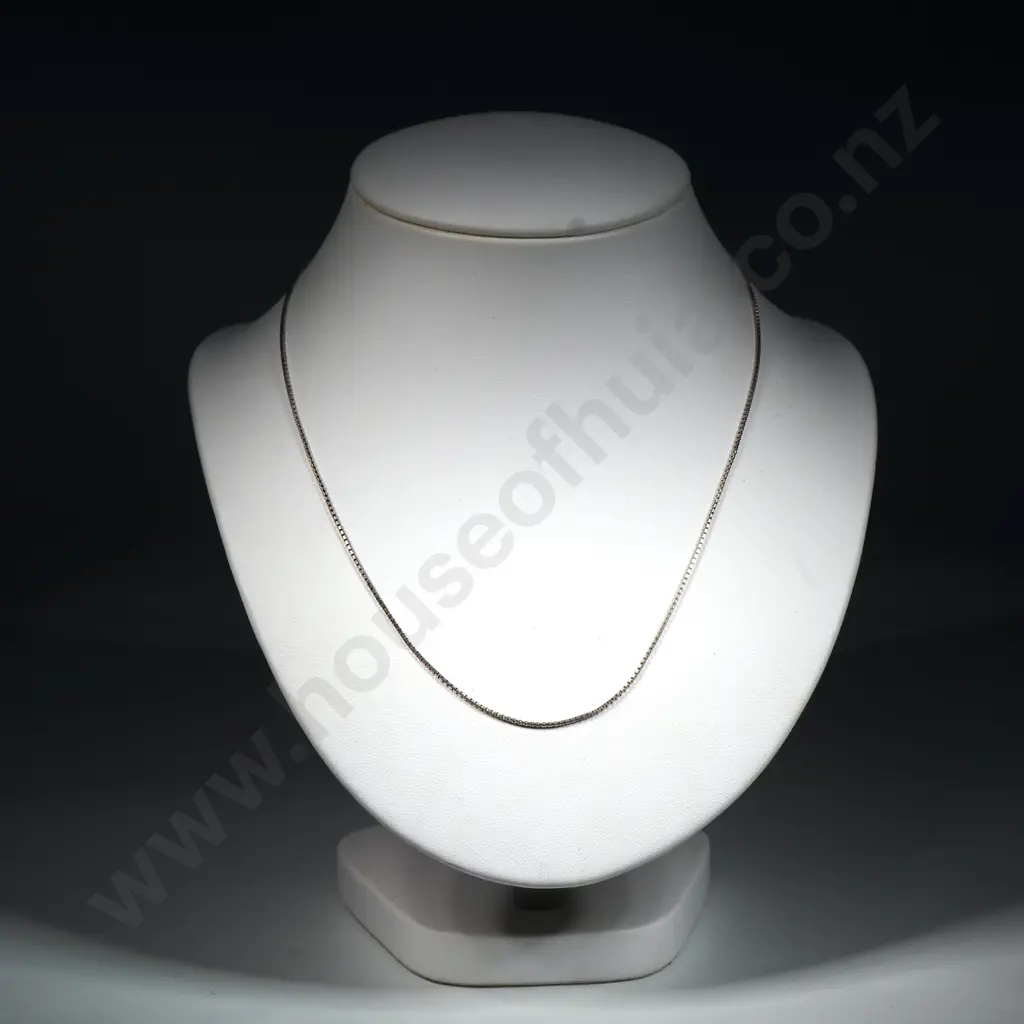 Sterling Silver Box Link  Chain Image 1++