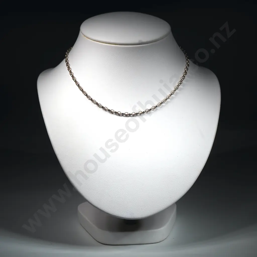 Sterling Silver Cable Link Necklace  Image 1++